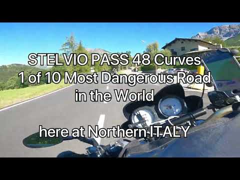 STELVIO PASS 48 CURVES 1 of 10 Most Dangerous Road in the World  Part 1