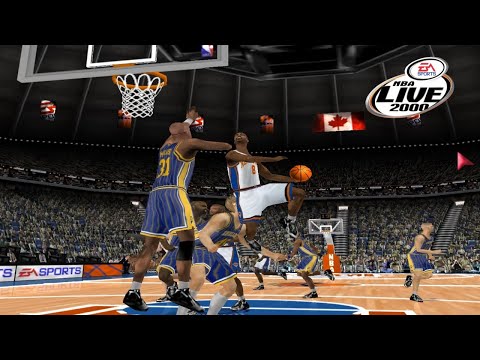NBA Live 2000 (PC) - Knicks vs. Pacers - Highlights - Reggie Miller versus Latrell Sprewell