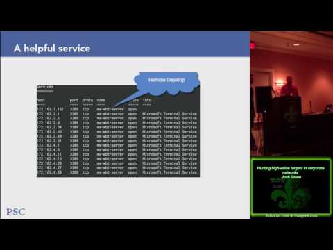 211 Hunting high value targets in corporate networks Josh Stone