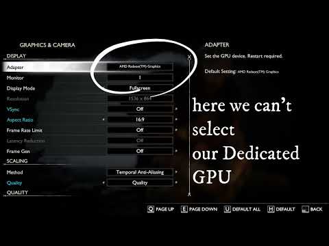 Fix Graphics Card Issue in God of War : Ragnarok PC