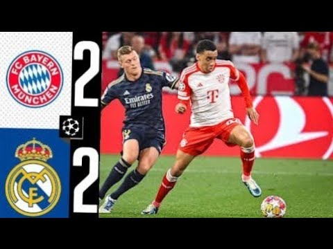 Real Madrid vs Bayern Munich 2-2 | UCL Semi Final 2024 – Crazy Drama, Last Minute Shock!#ucl