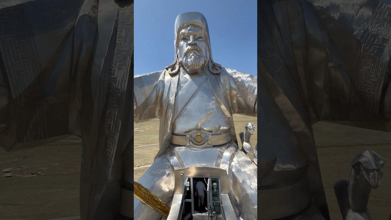 The Chinggis Khan Statue #mongolia #travel #statue #genghiskhan #epic #traveller #excitement