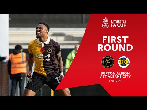 Match Highlights | Burton Albion 6-0 St Albans City - 1 November 2025
