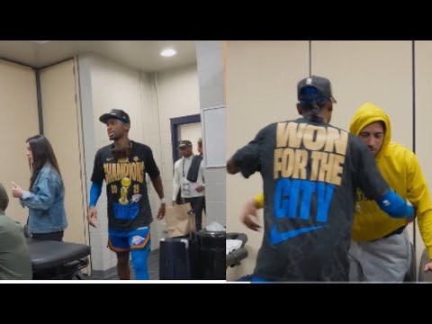 SGA to Tyrese Haliburton "Tyrese I am so so SORRY what happened!" FULL Locker moment