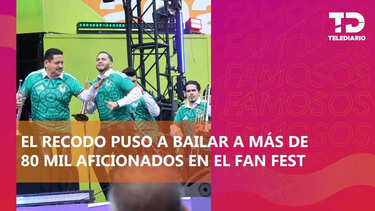 Ni la lluvia detuvo la fiesta: Banda El Recodo conquista el Fan Fest en el Zócalo CdMx