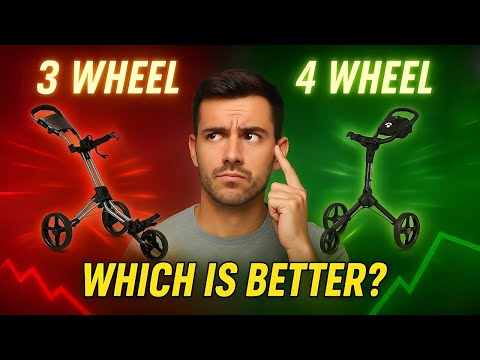 3 vs 4 Wheel Golf Push Cart Comparison | Pros & Cons 2025