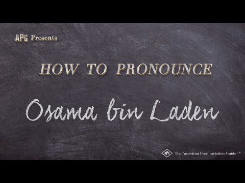 How to Pronounce Osama bin Laden (Real Life Examples!)