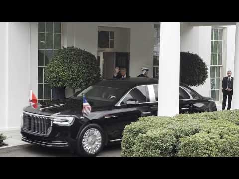 Xi Jinping leaves White House after talks with Trump
