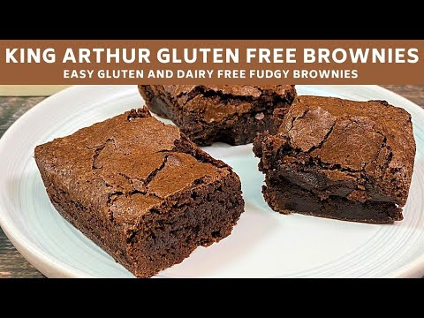 KING ARTHUR GLUTEN FREE BROWNIES | Easy Gluten And Dairy Free Fudgy Brownies