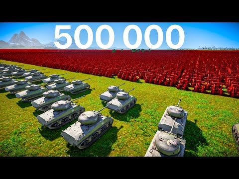 100.000 CATAPULTS vs 500 TANKS | Ultimate Epic Battle Simulator 2 | UEBS 2