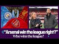 Rio Ferdinand x Laura Woods predict the title run in for Arsenal, Man City and Liverpool 👀 🏆