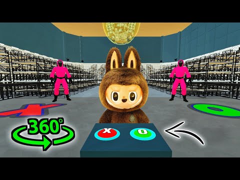360° LABUBU - Voting in SQUID GAME #2 | VR/4K