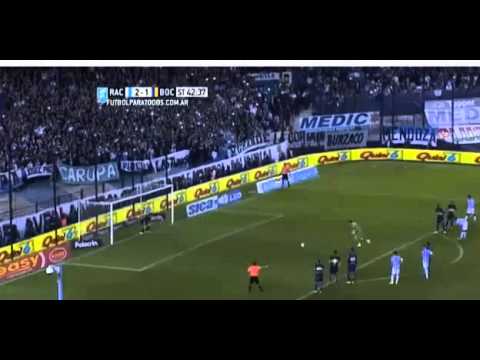 Gol de Sebastian Saja - Racing 3 - 1 Boca - Fecha 28 - Primera División 2015