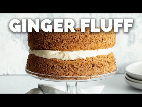 Easy Ginger Fluff Sponge Cake