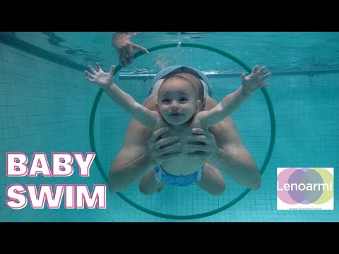 Teaching your babies how to swim – full of love