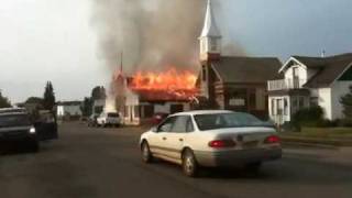 preview picture of video 'Start of Sexsmith fire.'