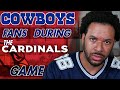Cowboys Fans During the Cardinals Game