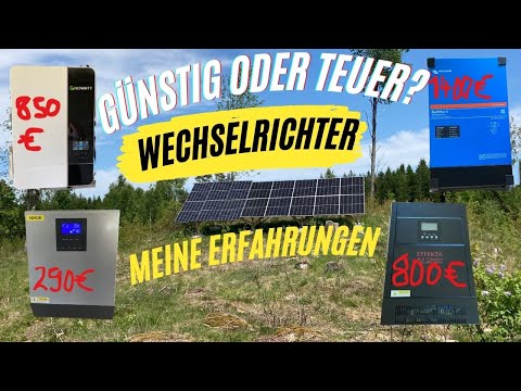 Wechselrichter günstig oder teuer? Meine Erfahrungen