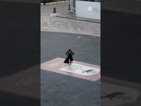 #covid - 17/04/2020 Pizzica Salentina (Taranta) @ Lecce, Piazza Sant'Oronzo (Southern-Italy)