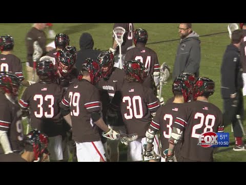Brown lacrosse beats PC, 9-7