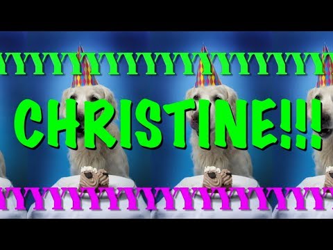 HAPPY BIRTHDAY CHRISTINE! - EPIC Happy Birthday Song