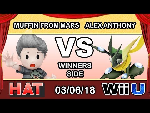 HAT 12 - Muffin from Mars (Lucas) Vs. AlexAnthony (Greninja) Winners Side - Smash 4
