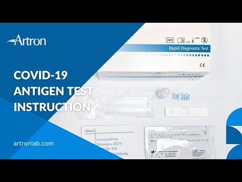 COVID 19 Antigen Test Instruction Video | Artron Laboratories