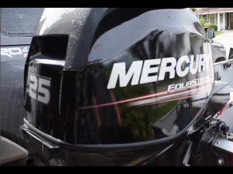 How to change Mercury 25HP Outboard Oil