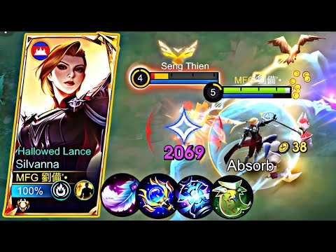 Silvanna Offlane Best Build Brutal DMG Healing - MLBB