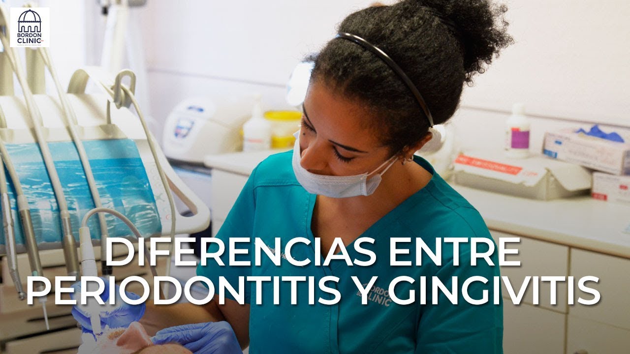 ¿Cuál es la diferencia entre periodontitis y gingivitis