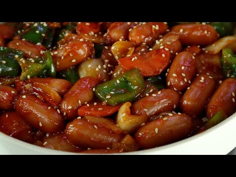 케첩으로 맛내지 마세요. 앞으로는 소세지야채볶음 이렇게 만드세요