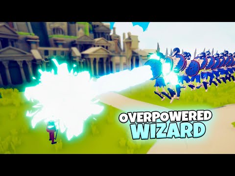 OVERPOWERED WIZARD VS EVERY FACTION | TABS MODDED GAMEPLAY