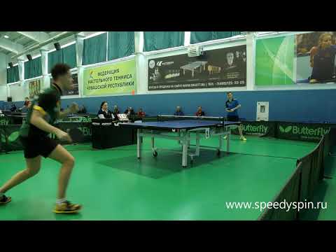 Moshkov - Kraskovskii.Russian table tennis youth championship TOP-16,2018.FHD