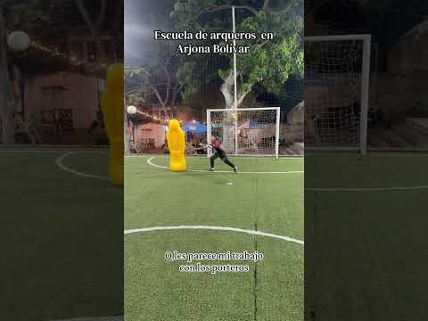 Entrenamientos de arqueros en Arjona Bolívar #entrenamientosdeporteros #futbol #soccer #porteros