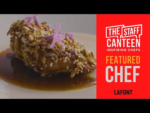 3-Michelin star chef Matt Abé creates veal sweetbread, toasted grains, ajo blanco, malt jus recipe