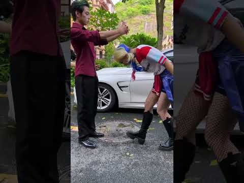 Tips: Don't say no to Harley Quinn's love!！#joker #shorts