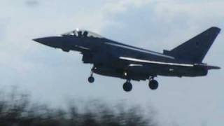 preview picture of video 'Typhoons, Harrier and Alpha Jets at RAF Coningsby'