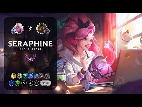 Seraphine Support vs Nautilus - EUW Master Patch 13.14