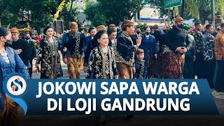 Kedatangan Jokowi dan Keluarga Disambut Riuh Warga, Jokowi Sapa Warga yang Datang Sejak Pagi