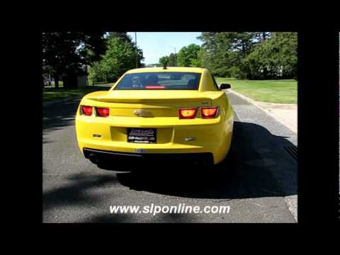 SLP 2010 Camaro SS Long Tube Headers (#30213) and PowerFlo Axle-Back Exhaust (#31210A)