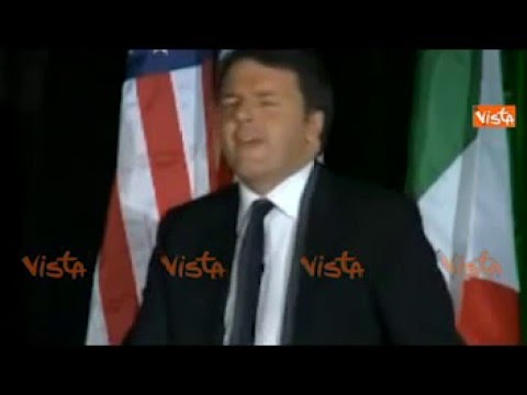 RENZI CANTA...