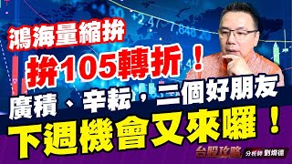 鴻海量縮拚105轉折！廣積、辛耘，二個好朋友下週機會又來囉！ (圖)