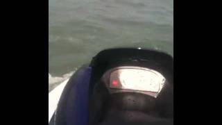 preview picture of video 'Iphone in waterproof case Jetski offshore sheerness'