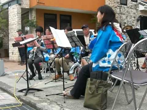 大磯吹奏楽団　「希望の空」　大磯宿場まつりにて