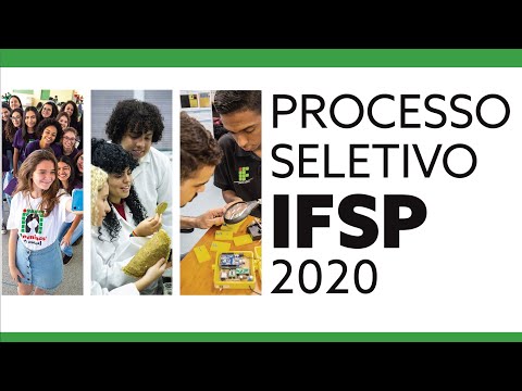 Processo Seletivo 2020 - 1º semestre