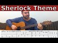 Fingerstyle Tutorial: Sherlock Theme (BBC) - Guitar ...