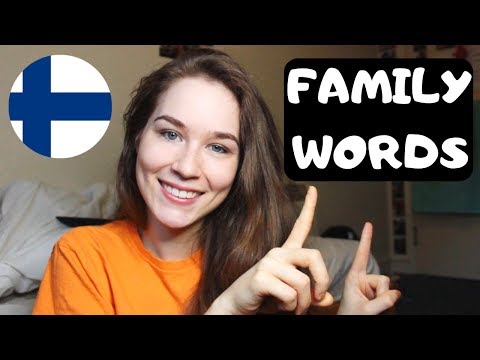 Family Words in Finnish | KatChats