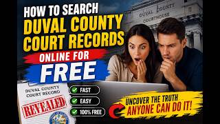 How to search Duval County court records online for free