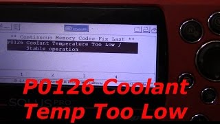 How to diagnose and repair P0126 2007 Mazda 3