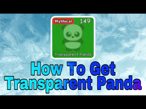 Roblox Find The Pandas How To Get Transparent Panda Tutorial!!